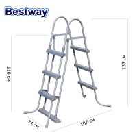Стълба за басейни с височина до 107 см, 139х74х107см, Bestway 58330 Flowclear