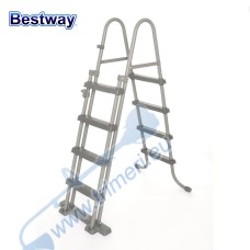 Стълба за басейни с височина до 122 см, 163х118см, Bestway 58331
