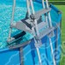 Стълба за басейни с височина до 132 см, Bestway 58332 Flowclear, 191x84x142см