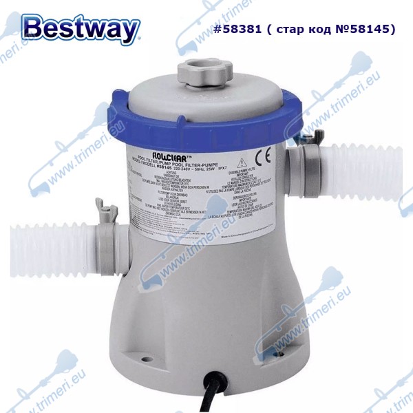 Филтрираща система / помпа с филтър за басейни Bestway 58381 Flowclear, 220V, 1249 л/ч