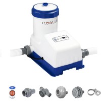 Филтърна помпа за басейн, Bestway 58680 Smart Touch, 125W, 7570 л/ч., s Wi-Fi управление