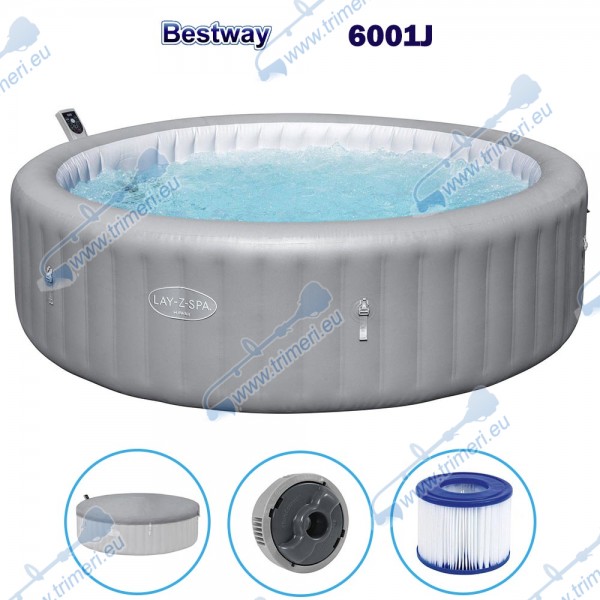 Надуваемо джакузи Bestway 6001J Lay-Z-Spa Hawaii Smart AirJet, 236x71 см