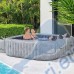 Джакузи надуваемо, 230x71 см, Bestway 6001Q Lay-Z-Spa San Francisco Pro 7, с филтърна система, дозатор, възглавници, покривало, LED светлини