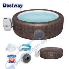 Джакузи надуваемо с имитация на ратан, 216 x 71 см, 1190 л., Bestway 60023 Lay-Z-Spa