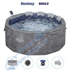 Надуваемо джакузи Bestway 6001V Carrara Smart AirJet 6, 170x65 см