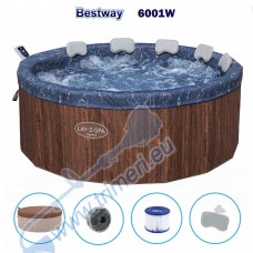 Надуваемо джакузи Bestway 6001W Toronto Smart AirJet 7, 190x70 см
