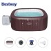 Джакузи надуваемо Bestway 60033 Maldives Hydrojet, 201х201х80см, с вградена филтърна система и нагревател