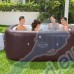 Джакузи надуваемо Bestway 60033 Maldives Hydrojet, 201х201х80см, с вградена филтърна система и нагревател