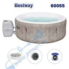 Джакузи надуваемо, 180x66см, Bestway 60055 Madrid AirJet, Lay-Z-Spa, с филтърна помпа и диспенсър