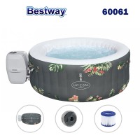 Джакузи надуваемо, 170x66см, Bestway 60061 Aruba AirJet, Lay-Z-Spa, с филтърна система и диспенсър