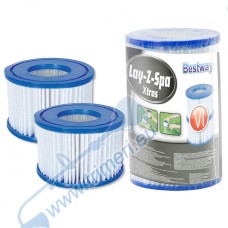 Филтър картушен, тип VI, за филтърна помпа за джакузи, Bestway 60311 Lay-Z-Spa