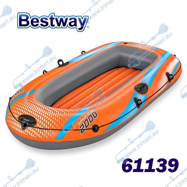 Лодка надуваема 196x106 см, Bestway 61139 Kondor Elite 2000