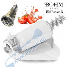 Адаптер за месомелачка, с приставка за домати и ваничка, BOHM BMG1033R, за MG1033R