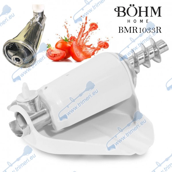 Адаптер за месомелачка, с приставка за домати и ваничка, BOHM BMG1033R, за MG1033R
