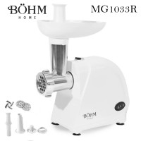 Месомелачка електрическа 300-1340W, с нож и решетки 5 мм, 7 мм, BOHM MG1033R