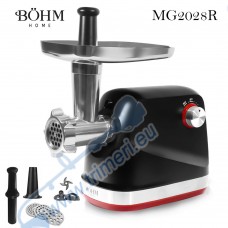 Месомелачка електрическа 800-1800W, с нож и решетки 3 мм, 5 мм, 7 мм, BOHM MG2028R