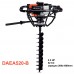 Моторен свредел 52 cc, 2.3 к.с., DAEWOO DAEA520-B, със спирачка, свредло 200x1000 мм