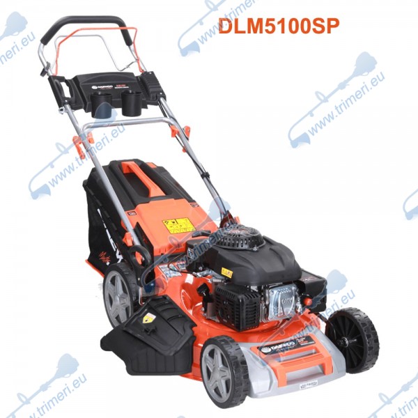 Бензинова самоходна косачка DAEWOO DLM5100SP, 4 к.с., 51 см, 25-75 мм, 65 л