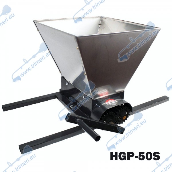 Гроздомелачка Elefant HGP-50S, INOX, 350-500 кг/час, 35 литра контейнер, ръчна