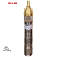 Сондажна турбинна помпа за кладенец, 1100W, 1", 90 м напор, Elefant 4SKM-150