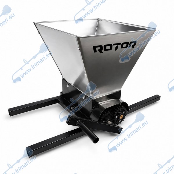 Ръчна гроздомелачка ROTOR HGP-50S 28 литра, 180 кг/ч, INOX