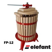Преса за грозде Elefant FP-12, 12 литра контейнер, метални крака