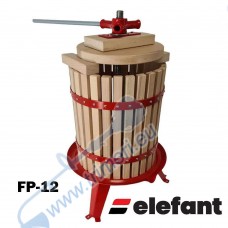 Преса за грозде Elefant FP-12, 12 литра контейнер, метални крака