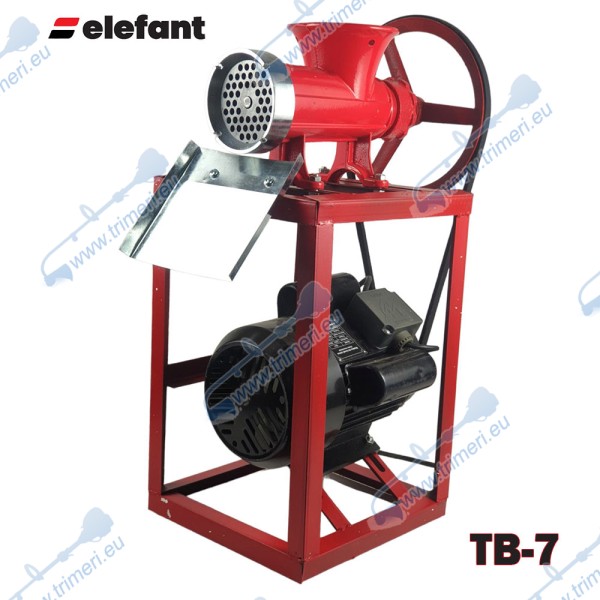 Месомелачка електрическа, чугунена, 1500W, 100-250 кг/час капацитет, Elefant TB-7