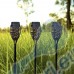 Соларни LED градински лампи, тип факел, Gardlov 23560, 12 светодиоди, 510x70 мм, к-т 4 броя