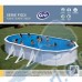 Басейн с твърди стени, овален, 730x375x120 см, бял, GRE KIT730ECO Fidji, с филтърна помпа, стълба, скимер Басейн с твърди стени, овален, 730x375x120 см, бял, GRE KIT730ECO Fidji, с филтърна помпа, стълба, скимер