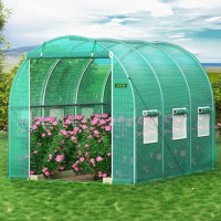 Тунелна оранжерия HERLY 3x2x2 м, 6 кв.м, с 6 прозореца, 1 вратa и UV защита