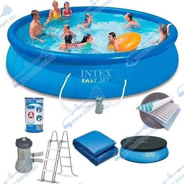 Басейн с надуваем ринг, размери 457х107см, INTEX Easy Set 26166NP (54908NP)