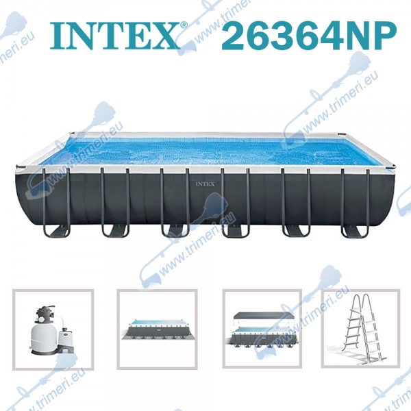 Басейн с метална конструкция 732x366x132см INTEX 26364NP Ultra Frame