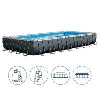 Басейн с метална конструкция 975x488x132см INTEX 26374NP Ultra Frame