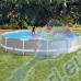 Басейн с метална конструкция, 366x76 см, с филтърна помпа, INTEX 26712NP Prism Frame