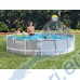 Басейн Intex 26720NP Prism Frame с конструкция 420х107см с филтърна помпа, стълба, покривало, подложка