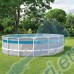 Басейн с конструкция, 488x122 см, INTEX 26730NP Prism Frame ClearView, с филтърна помпа, стълба, подложка, покривало