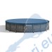 Басейн Intex 26744NP Greywood 549x122см с метална рамка, филтърна помпа, стълба и покривало