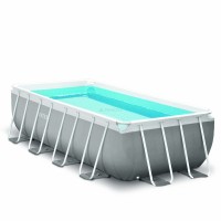 Басейн с метална рамка 400х200х100см. с филтърна помпа, INTEX 26788NP, PRISM FRAME SQUARE