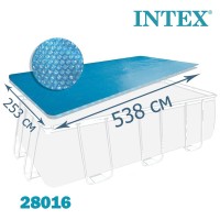 Покривало соларно за правоъгълни басейни, INTEX 28016-1 (29026), 549x274см