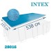 Покривало соларно за правоъгълни басейни, INTEX 28016-1 (29026), 549x274см