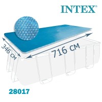 Покривало соларно за правоъгълни басейни, INTEX 28017-1, 732x366см