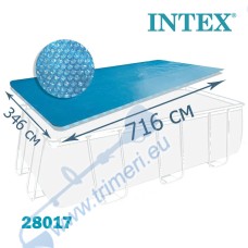 Покривало соларно за правоъгълни басейни, INTEX 28017-1, 732x366см