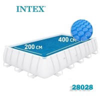 Покривало соларно 400x200см, INTEX 28028, за правоъгълни басейни