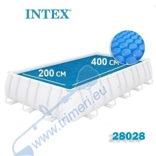 Покривало соларно 400x200см, INTEX 28028, за правоъгълни басейни