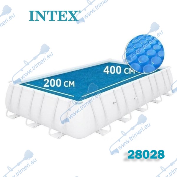 Покривало соларно 400x200см, INTEX 28028, за правоъгълни басейни