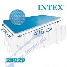 Соларно покривало за правоъгълни басейни, 488x244см, INTEX 28029-1 (29029)