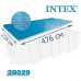 Соларно покривало за правоъгълни басейни, 488x244см, INTEX 28029-1 (29029)