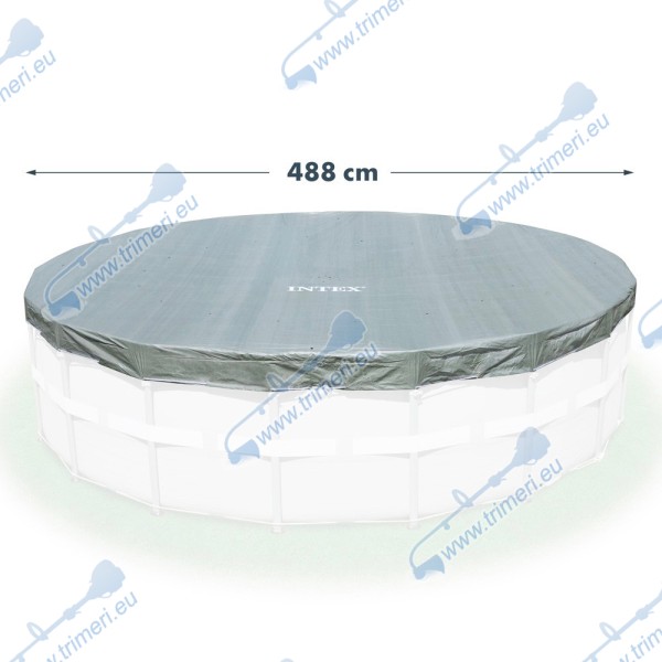 Покривало за кръгли сглобяеми басейни до 549 см, INTEX 28041