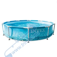 Басейн с метална рамка, помпа и филтър 305х76см Intex 28208NP